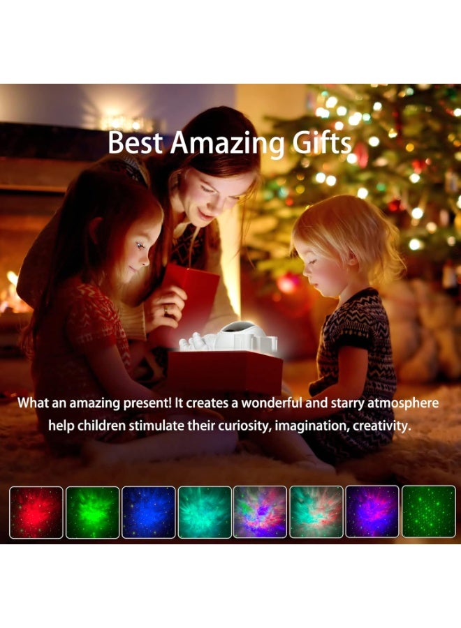 LOWHAT CLOSUNT Space Buddy Projector, Astronaut Light Projector, Star Galaxy Night Lights, Nebula Galaxy with Timer and Remote, Kids Gaming Room Bedroom Decor, Christmas, Great Gift for Kids - Image 2